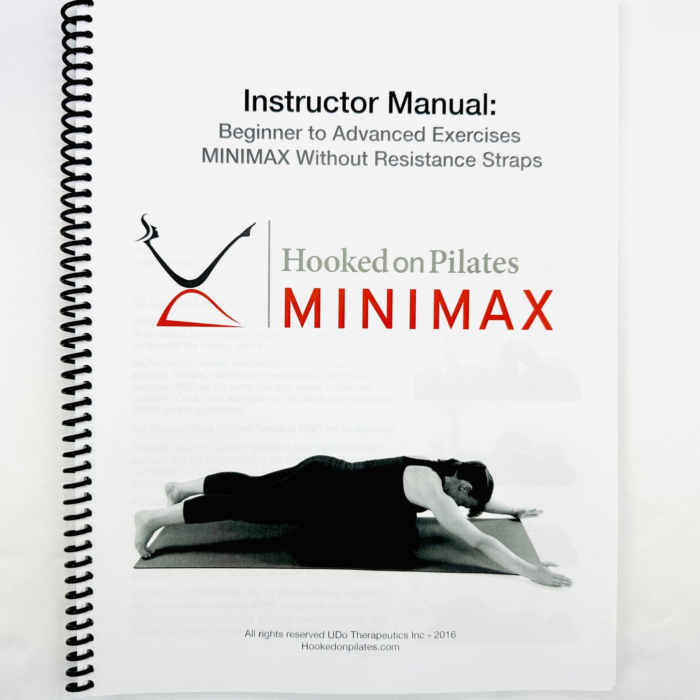 Arc Barrel Pilates Exercise Manual with the MINIMAX-The Soft Arc