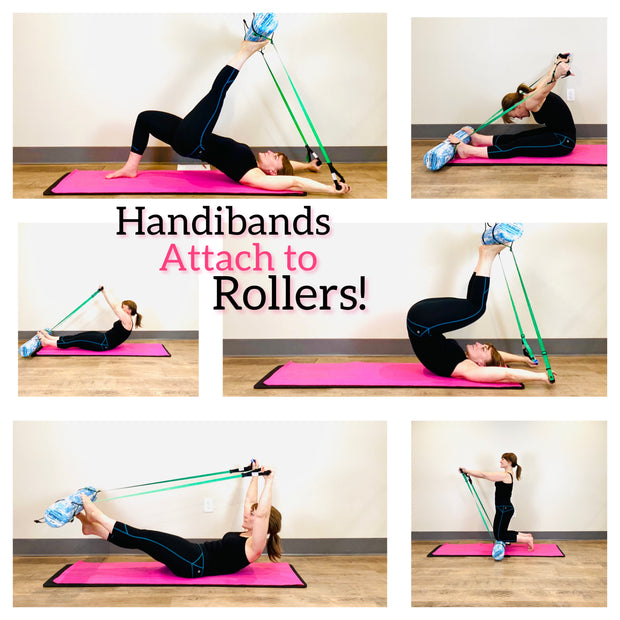 Green Handibands (moderate to heavy resistance) - A Reformer that Stashes in Your Bag!