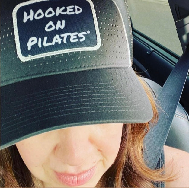 Hooked on Pilates® Grey Baseball Cap