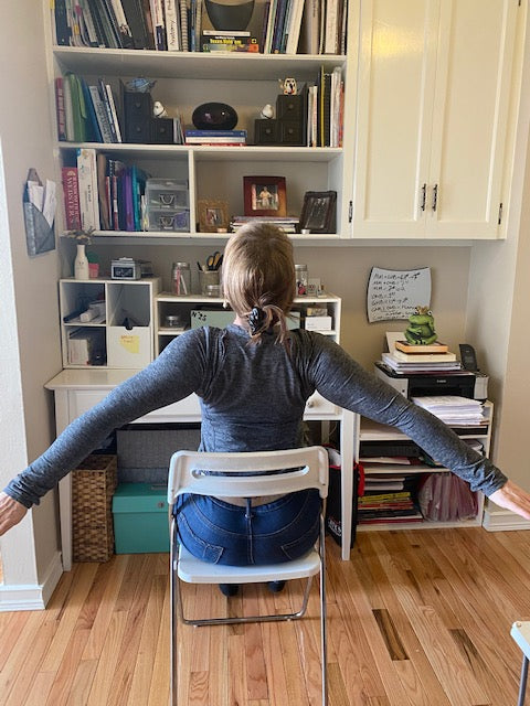 exercise done in a chair to improve your posture