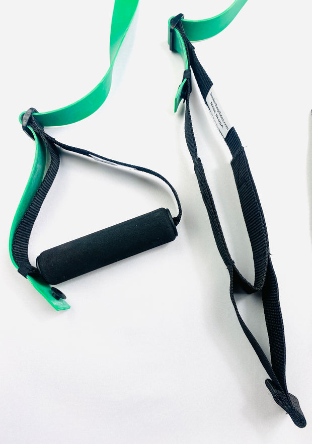 Green Handibands (heavier resistance) - A Reformer You Can Stash in Your Purse!